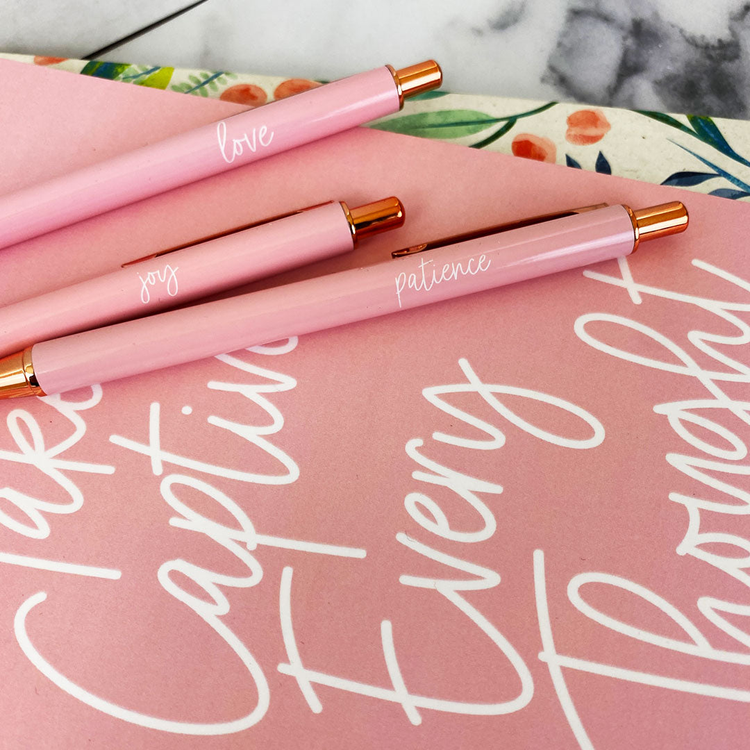 Limited Edition Fruits of The Spirit Pen Set – lovedandblessed